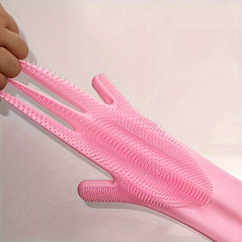 Household Waterproof Washing, Washing Vegetables, Dishwashing, Cleaning Tools, Kitchen Dishwashing Gloves - IDEALSTORES