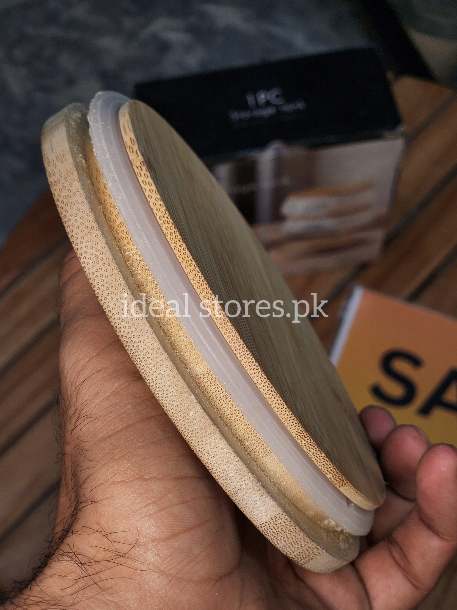 Ceramic Candy Storage Jar with Bamboo Lid - My Store 2