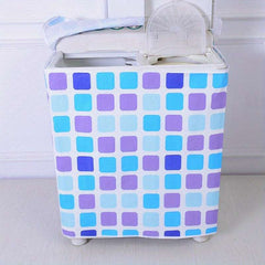 Washing Machine Cover, Automatic Front-Load Drum Protector, Single Cylinder Pulsator Machine Dust Cover, No Battery Required, Durable Cloth