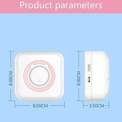 Meow Portable Mini Printer Thermal Label Printers Bluetooth Wireless Printing Inkless Stickers Paper 57mm Impressora Portatil