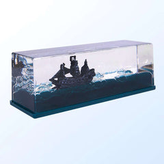 ShipTitanic Liquid Cruise Ship Show Piece Home Decor Office Cruise Ship Mode Floating Bottle, Gifts for Home Desk Decoration