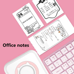 Meow Portable Mini Printer Thermal Label Printers Bluetooth Wireless Printing Inkless Stickers Paper 57mm Impressora Portatil