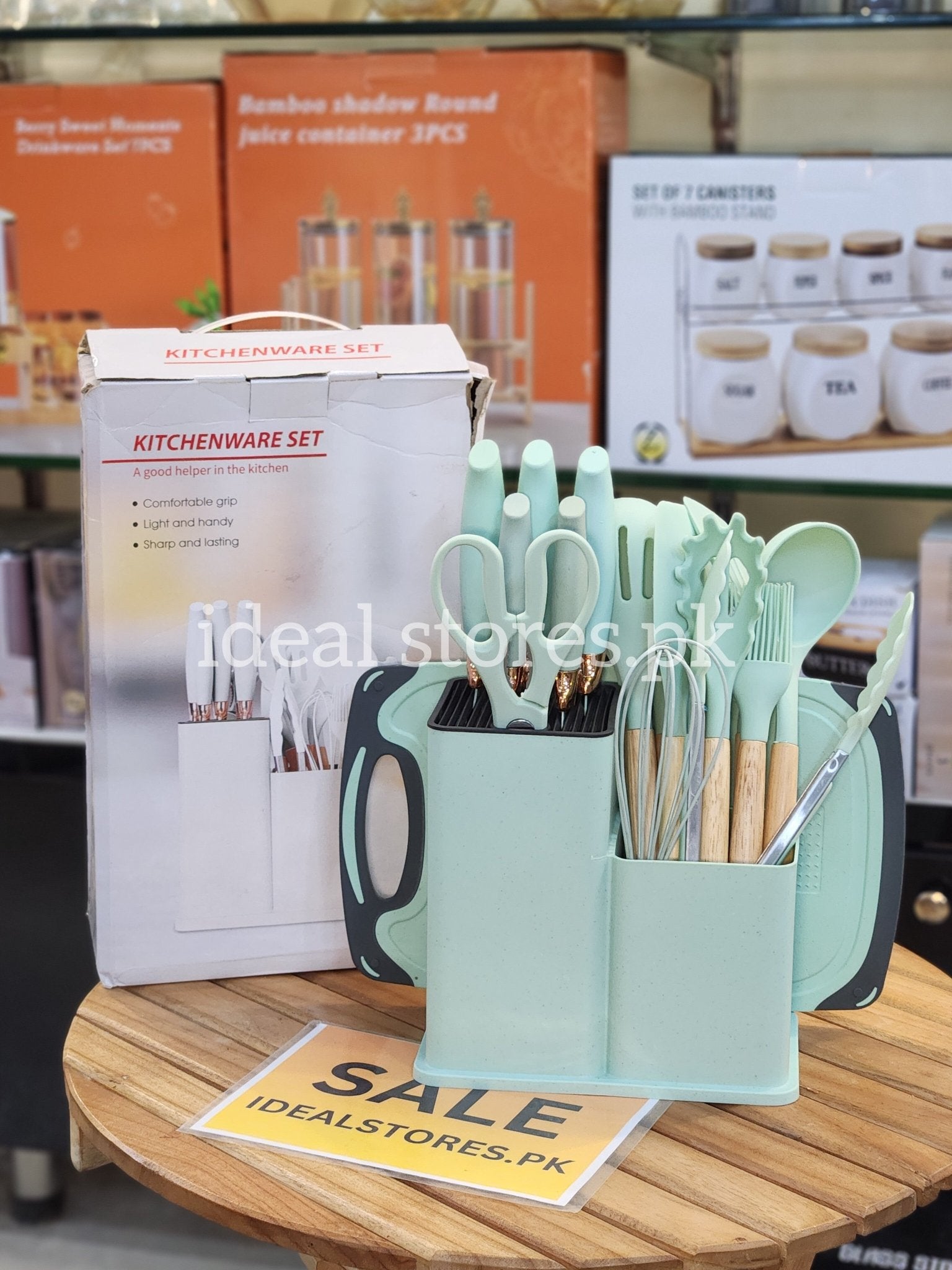 Kitchen Utensil Set with Storage Holder – Multi-Piece Cooking Tools Set - My Store 2