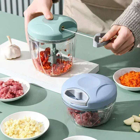 Manual Meat Mincer Garlic Chopper Rotate GarlicPress IDEALSTORES 