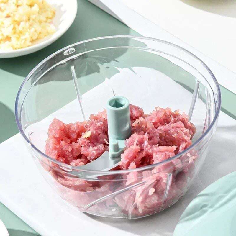 Manual Meat Mincer Garlic Chopper Rotate GarlicPress IDEALSTORES 
